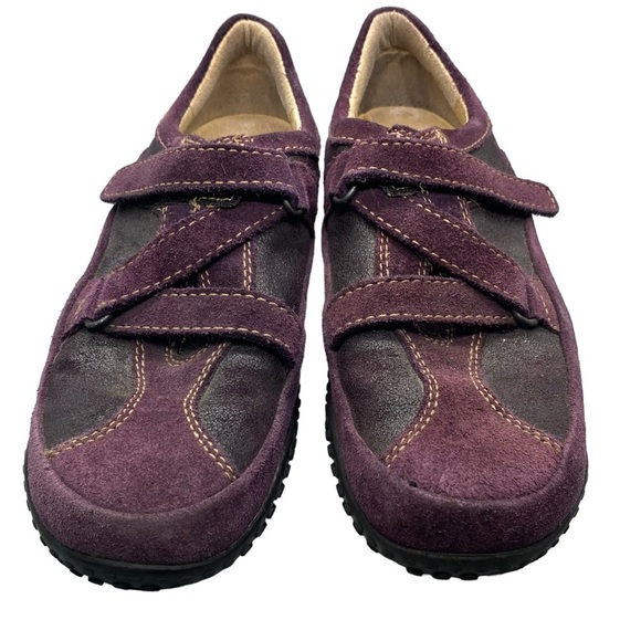 Wolky Crossfeet Style 1955 Purple Comfort Walking Shoe Rubber Sole Suede EU 37‎ - Picture 2 of 14